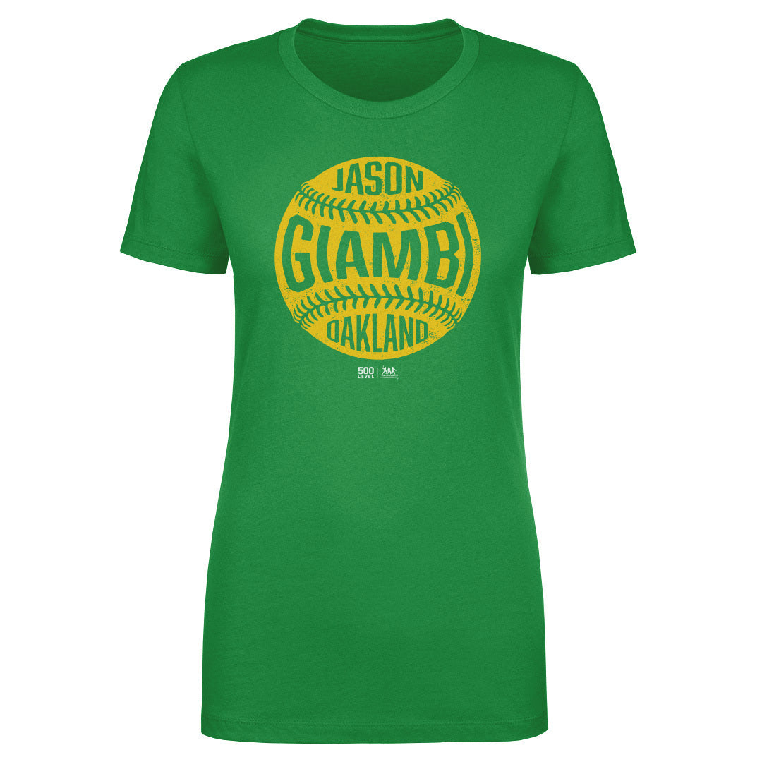 Jason Giambi Oakland Vintage Baseball WHT