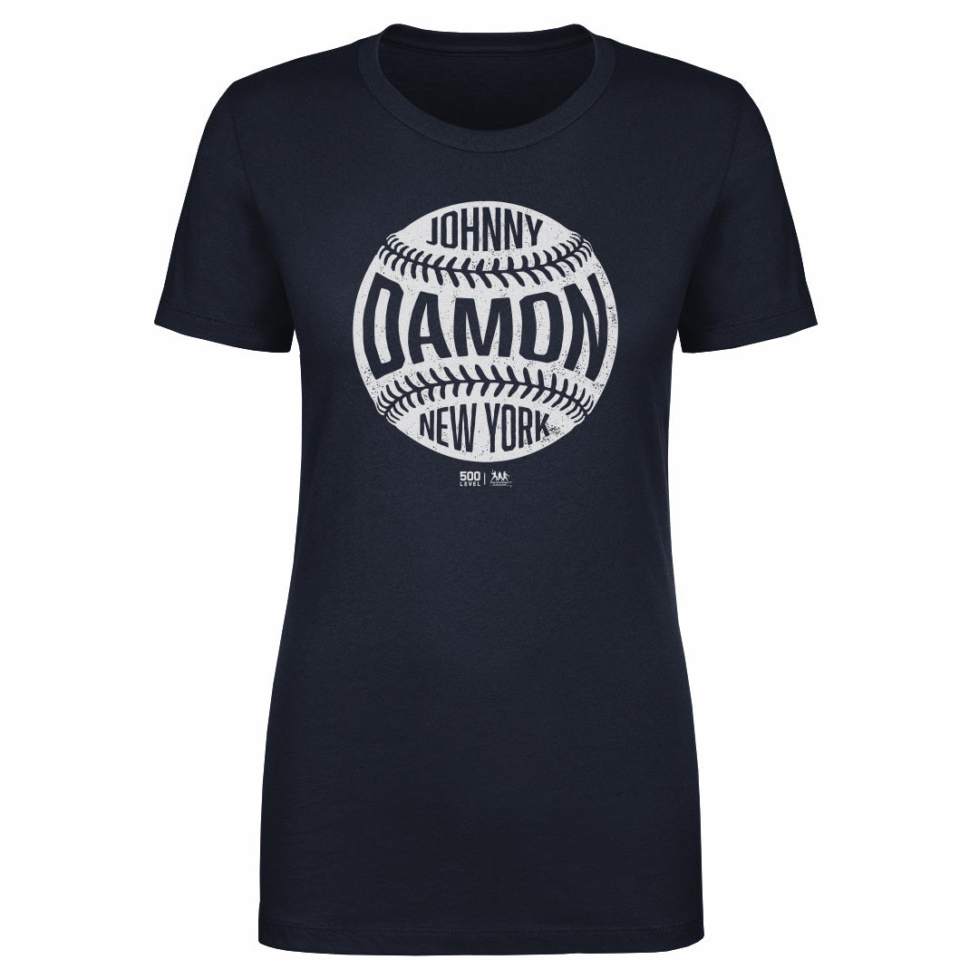 Johnny Damon New York Y Vintage Baseball WHT