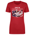Jack Hughes New Jersey American Flag WHT