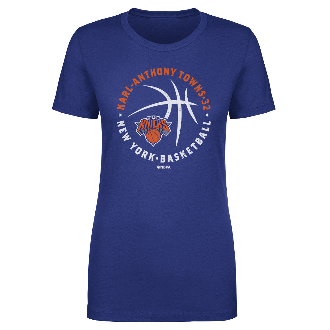 Karl-Anthony Towns New York Knicks Player Ball WHT