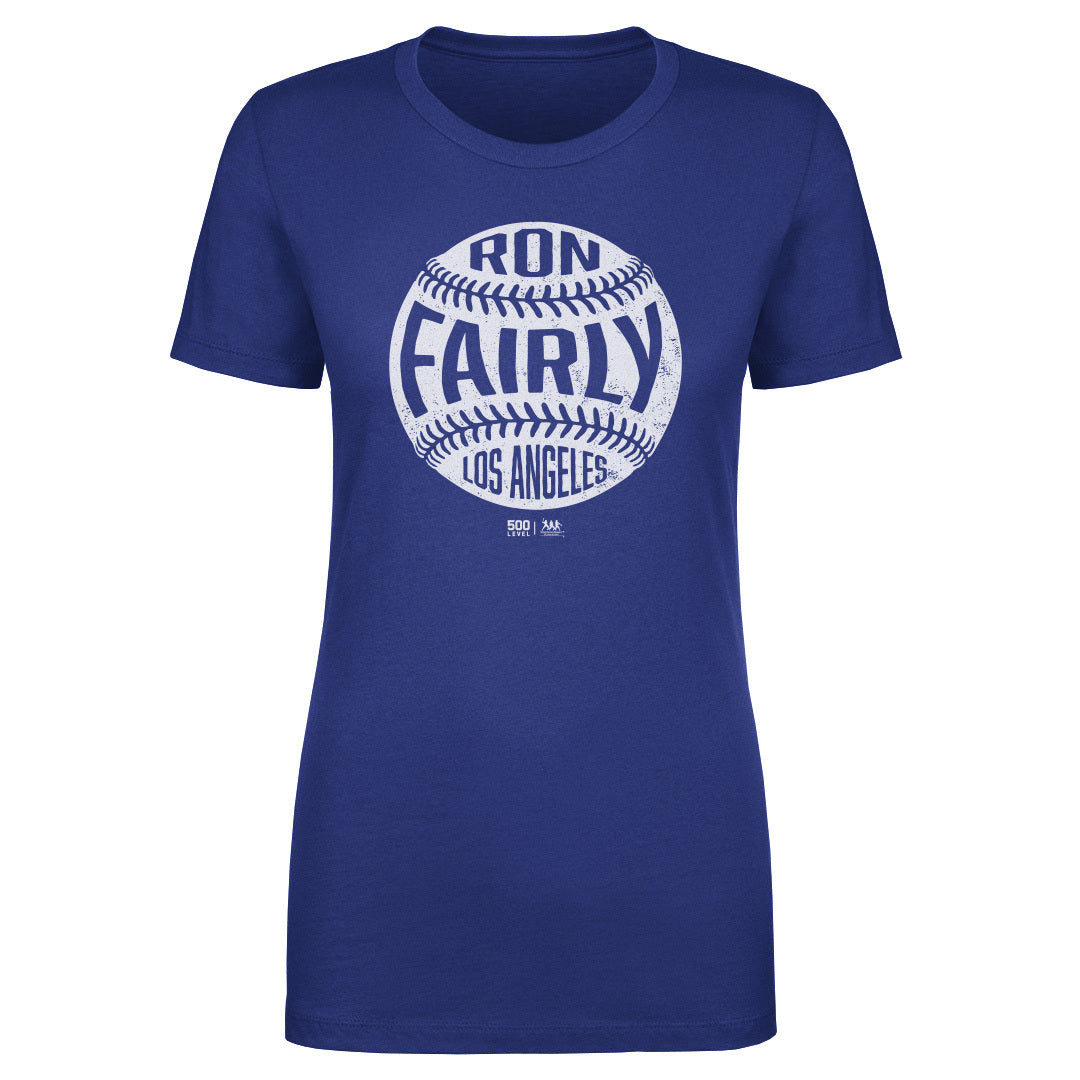Ron Fairly Los Angeles D Vintage Baseball WHT