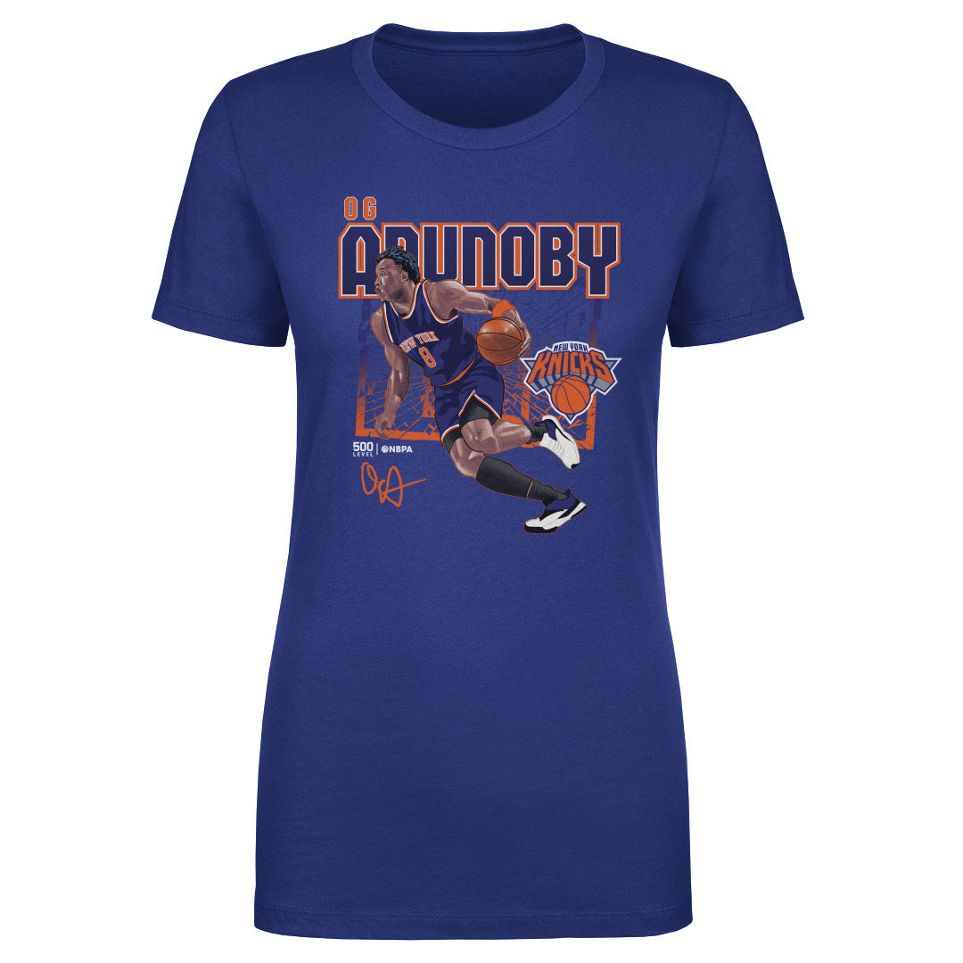 OG Anunoby New York Knicks Shattered WHT
