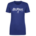 DePaul Blue Demons Track & Field Minimalist WHT