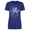 Ryne Sandberg Chicago C Outline WHT