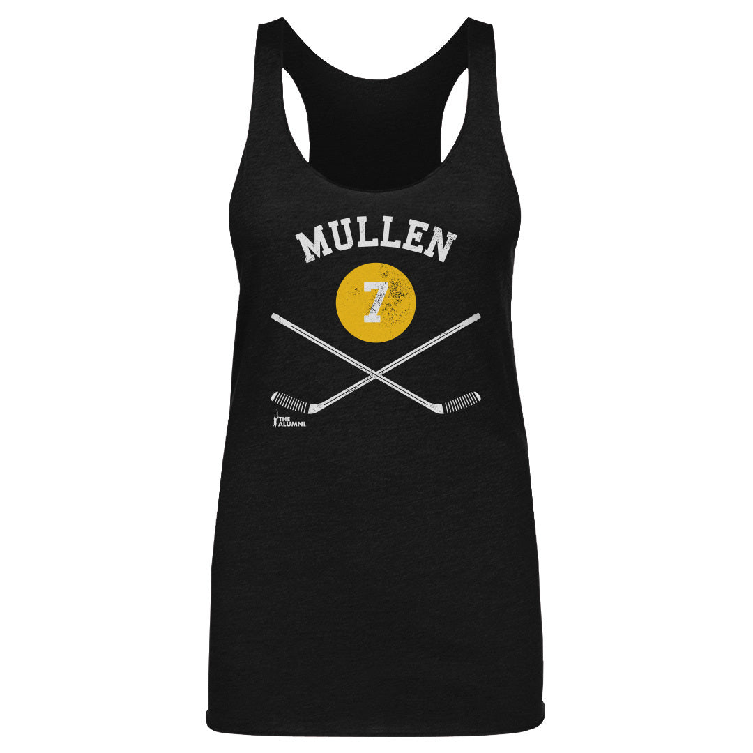 Joe Mullen Pittsburgh 7 Sticks WHT