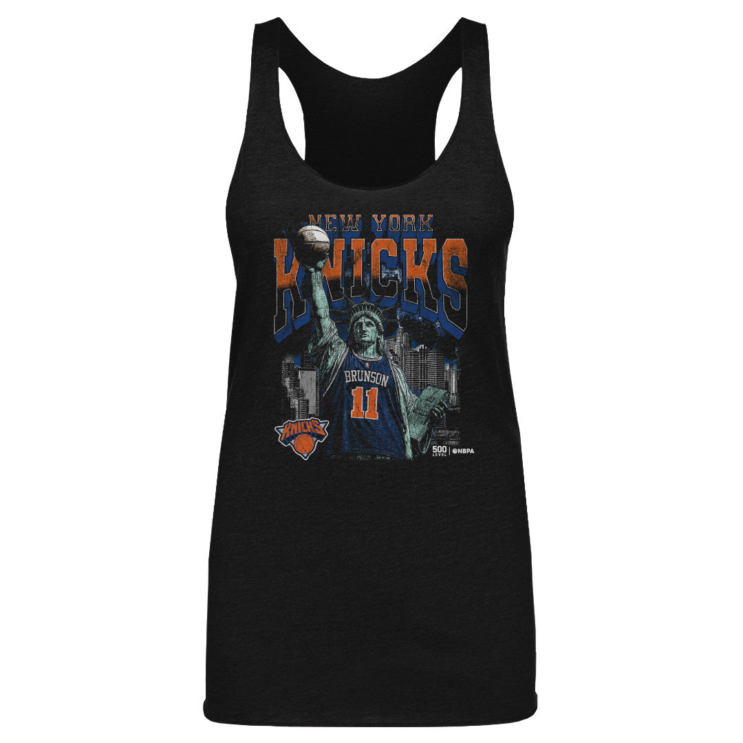 Jalen Brunson New York Knicks Statue Of Liberty WHT