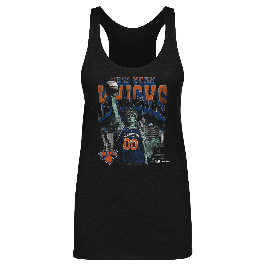 Jordan Clarkson New York Knicks Statue Of Liberty WHT