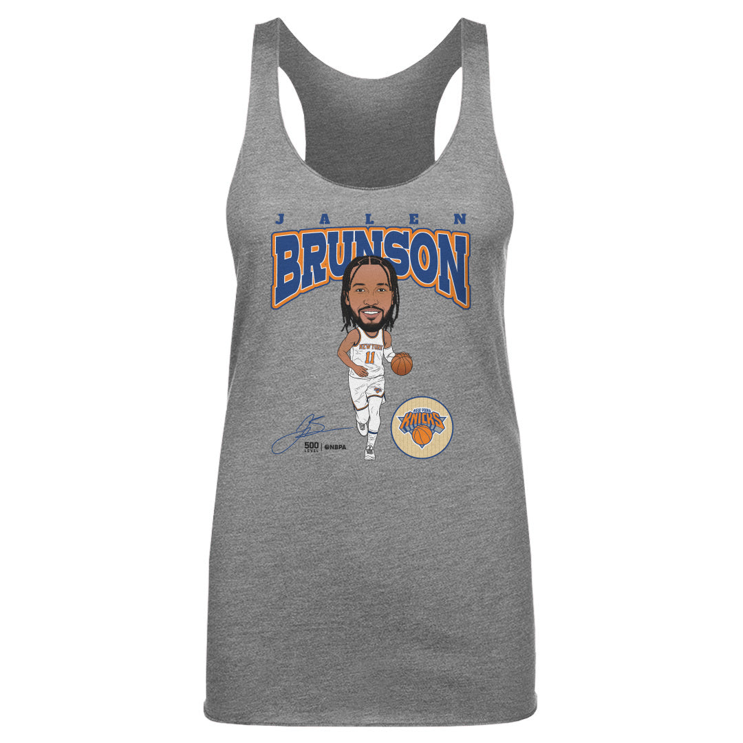 Jalen Brunson New York Knicks Hardwood Comic WHT
