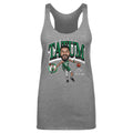 Jayson Tatum Boston Celtics Cartoon WHT
