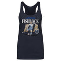 Jess Fishlock Seattle Reign FC Cracked Number WHT