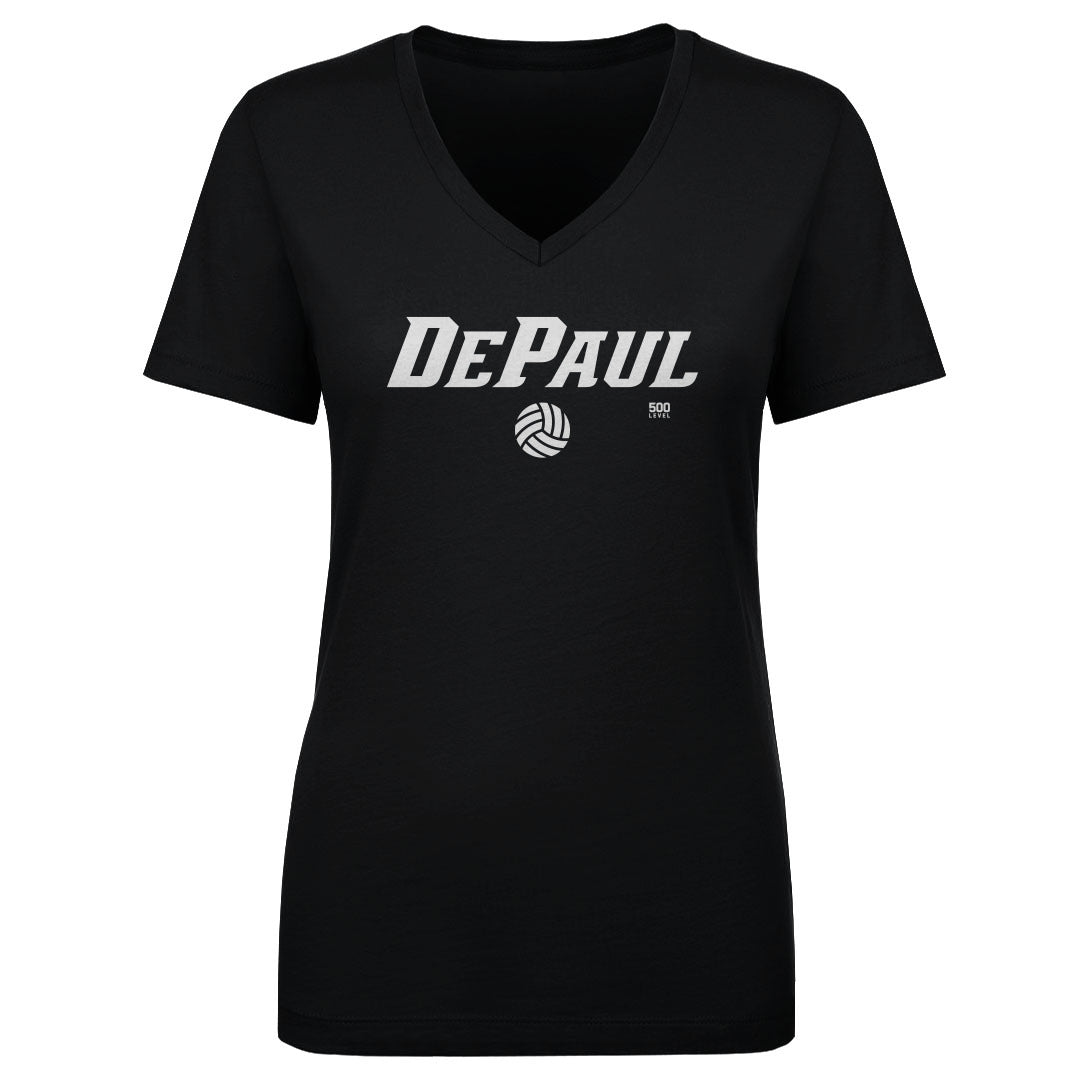 DePaul Blue Demons Volleyball Minimalist WHT