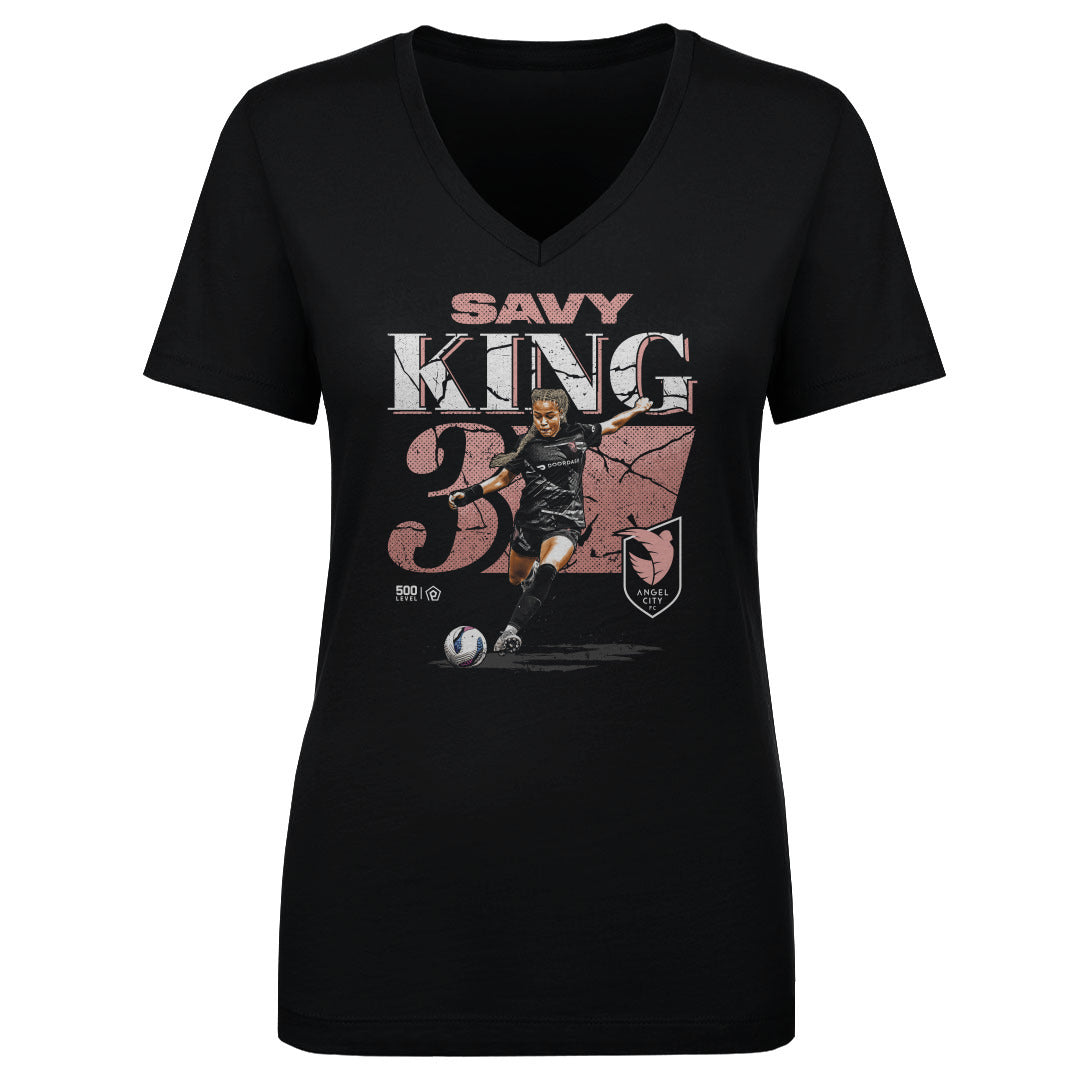 Savy King Angel City FC Cracked Number WHT