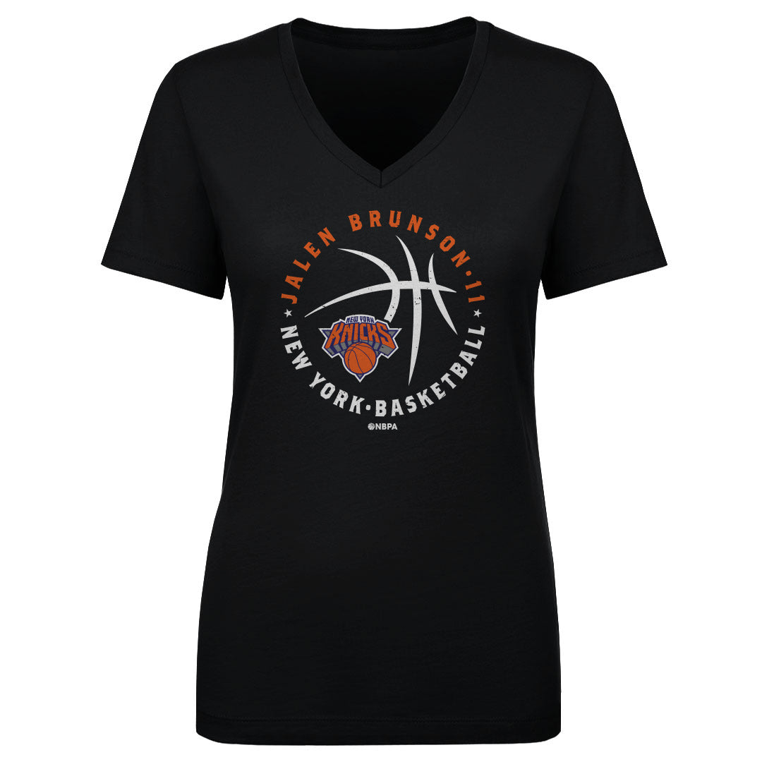 Jalen Brunson New York Knicks Player Ball WHT
