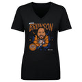 Jalen Brunson New York Knicks Caricature Retro WHT