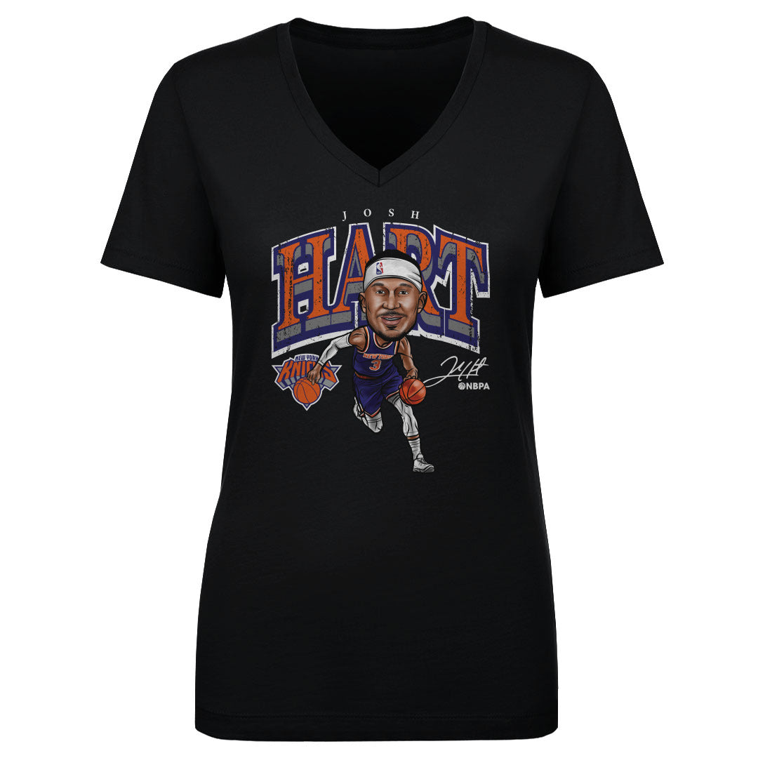 Josh Hart New York Knicks Cartoon WHT