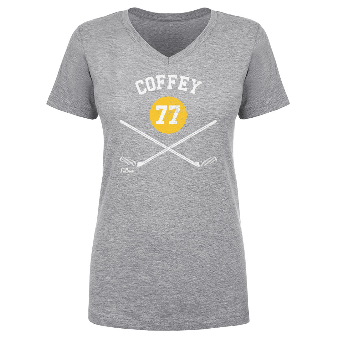 Paul Coffey Pittsburgh 77 Sticks WHT