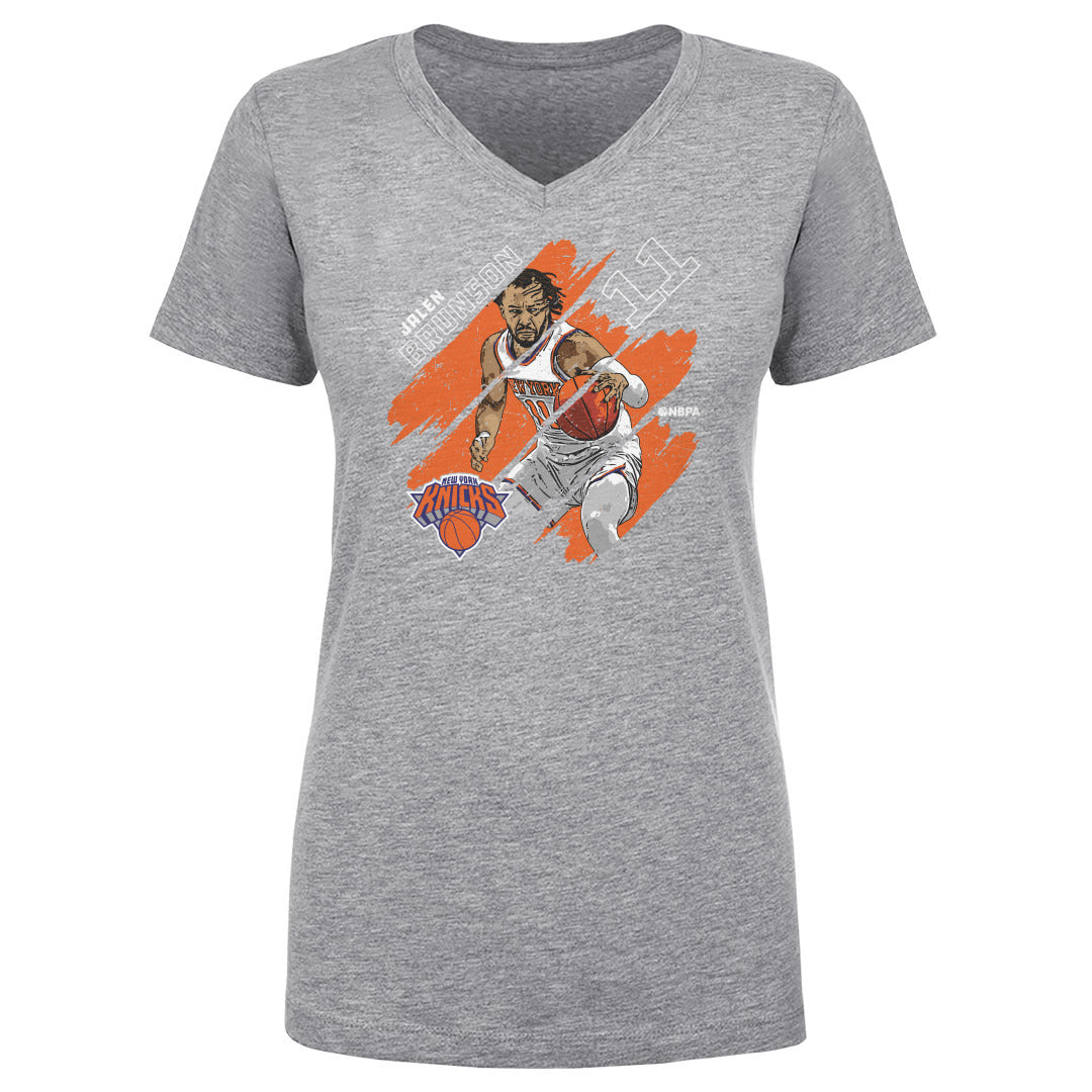 Jalen Brunson New York Knicks Stripes WHT