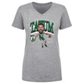 Jayson Tatum Boston Celtics Cartoon WHT