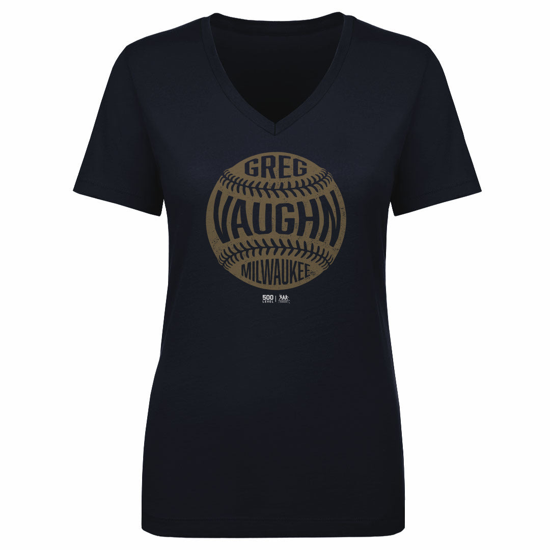 Greg Vaughn Milwaukee Vintage Baseball WHT