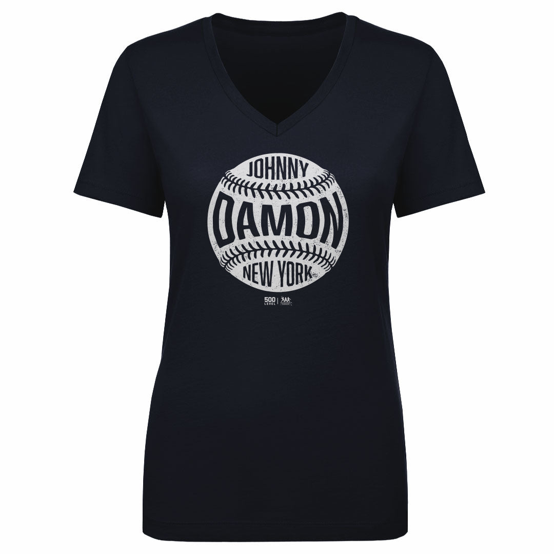 Johnny Damon New York Y Vintage Baseball WHT
