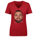 Travis Kelce Kansas City Vintage Head WHT