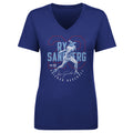 Ryne Sandberg Chicago C Outline WHT
