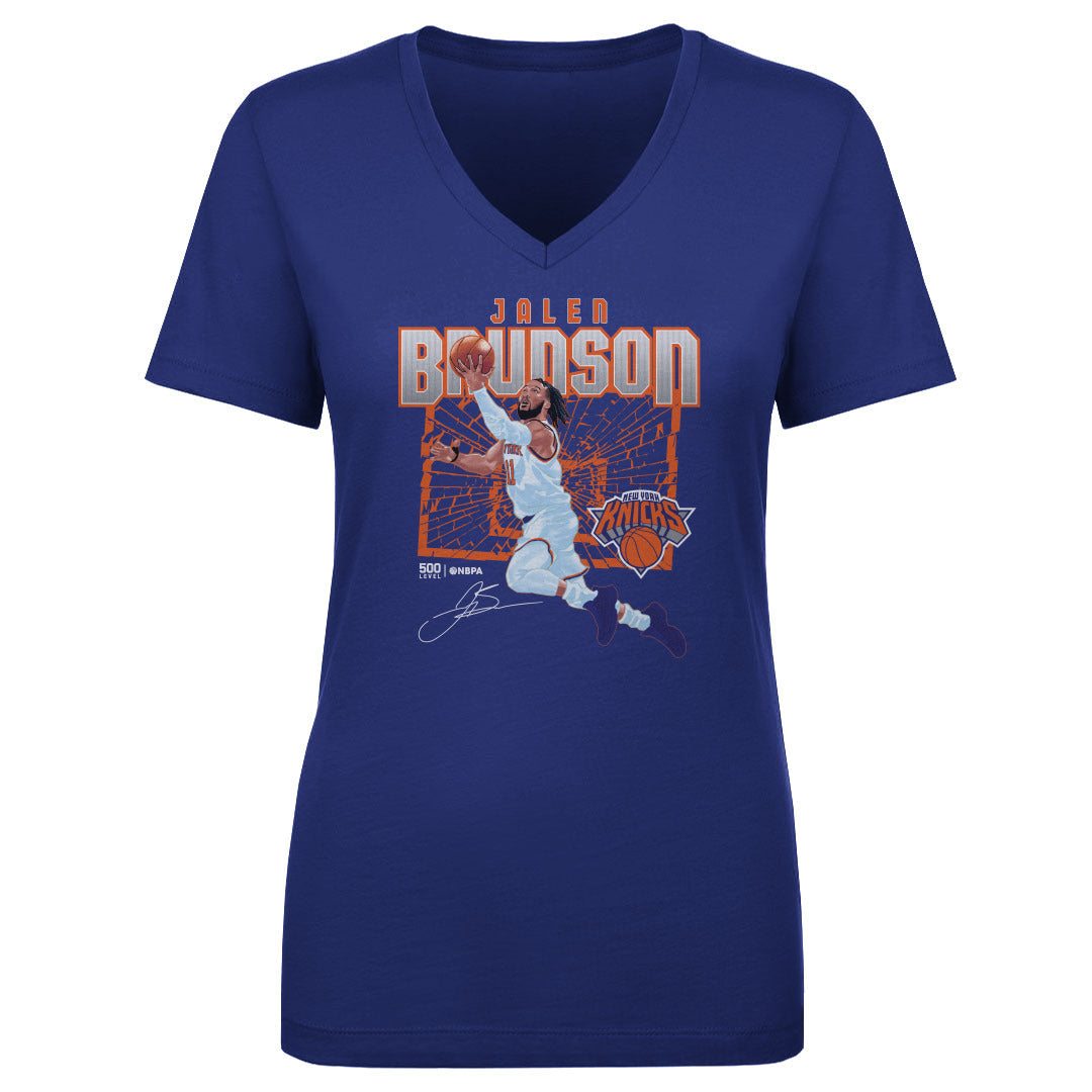 Jalen Brunson New York Knicks Shattered WHT
