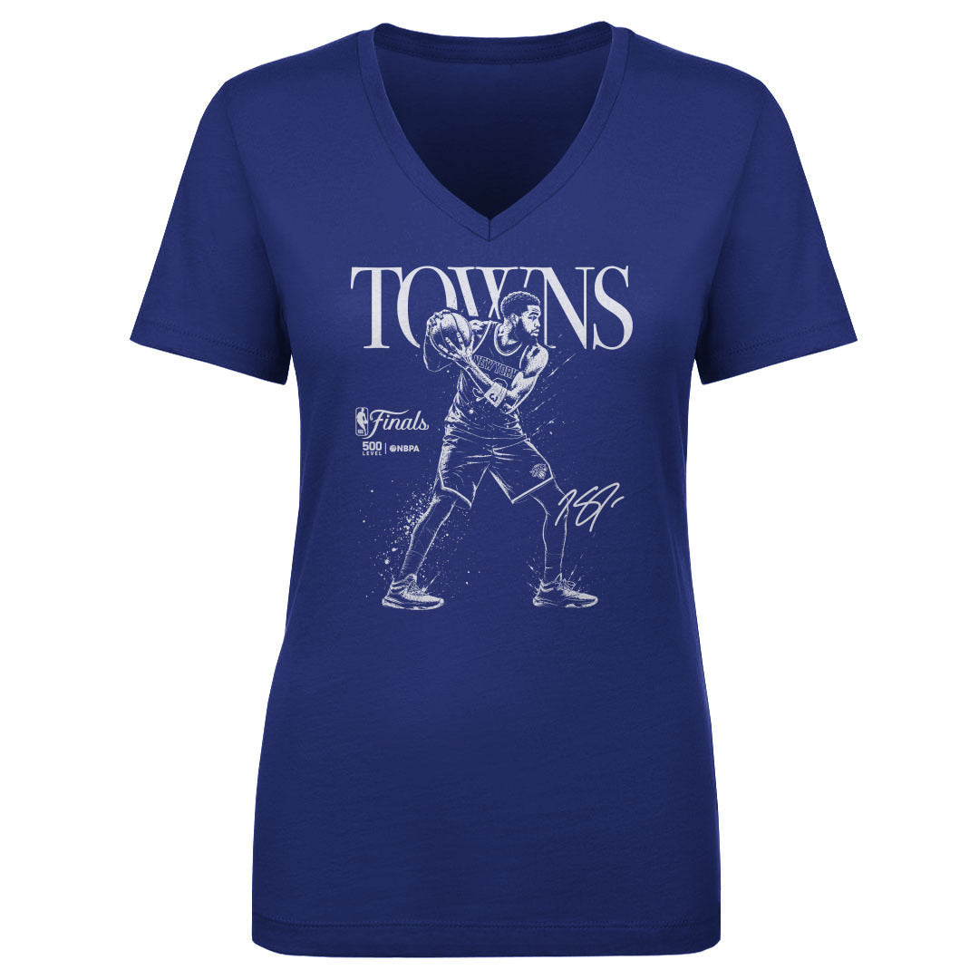 Karl-Anthony Towns New York Knicks NBA Finals 2026 Mono WHT