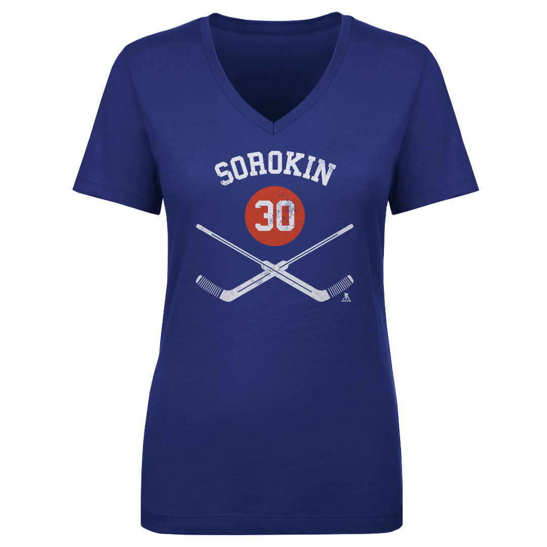 Ilya Sorokin New York I Goalie Sticks WHT