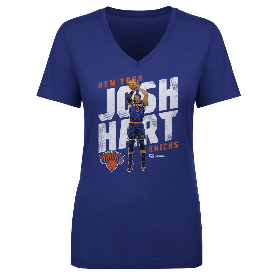 Josh Hart New York Knicks Slant WHT