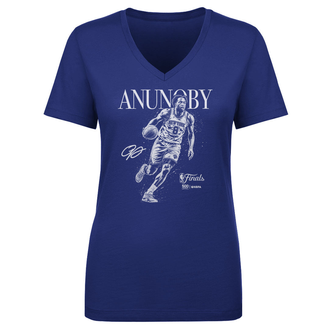 OG Anunoby New York Knicks NBA Finals 2026 Mono WHT