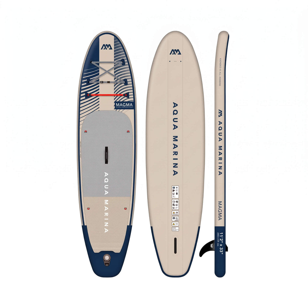 Aqua Marina Magma 11FT All-Around Inflatable SUP With Carbon Hybrid Paddle [BT-23MAP] (SAK35791)