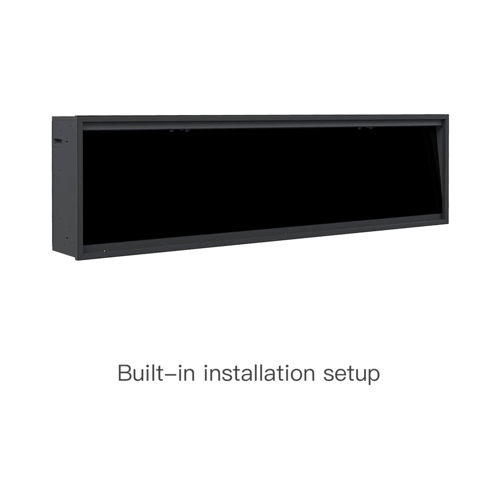 Dynasty Allegro 82-Inch Flush Mount Smart Linear Electric Fireplace [DY-BFM82] (SAK29014)