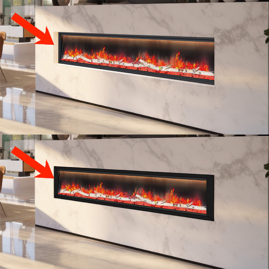 Dynasty Allegro 68-Inch Smart Linear Electric Fireplace With Remote Control [DY-BFM68] (SAK87415)