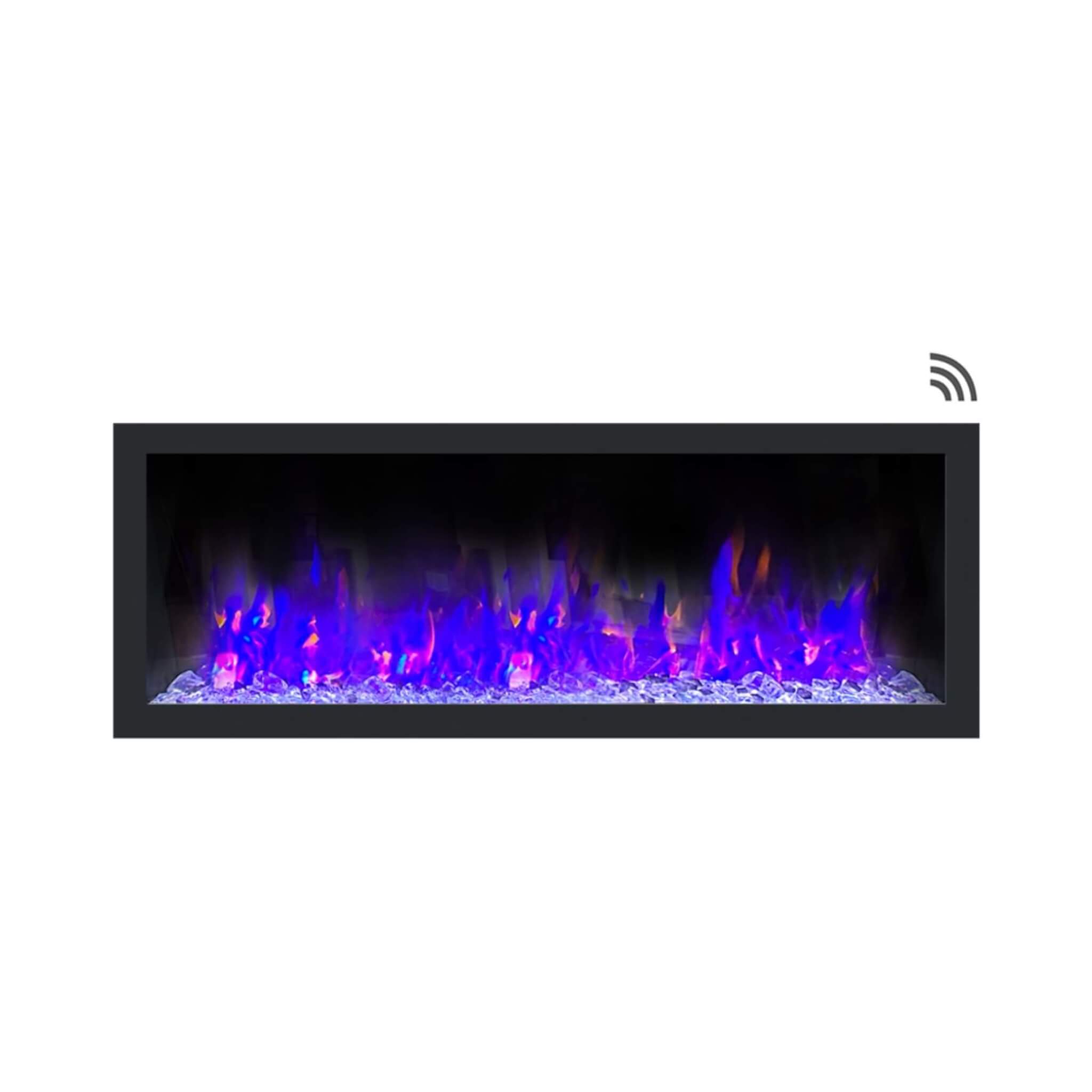 Dynasty Cascade 52-Inch Recessed Smart Linear Electric Fireplace With Dynasty App [DY-BTX52] (SAK73485)
