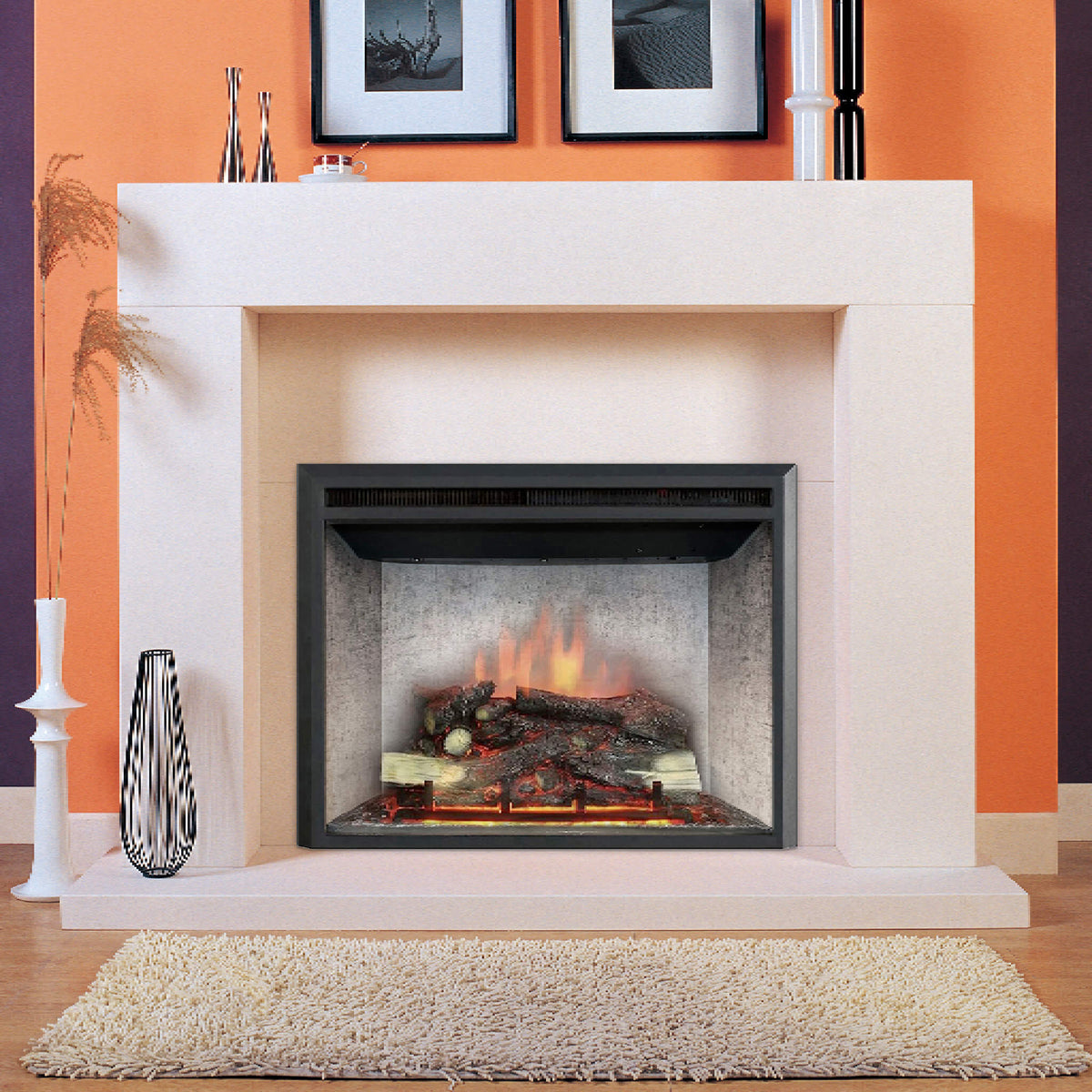Dynasty Presto 32-Inch Vent Free Electric Firebox Insert With Multifunction Remote Control [DY-FI32D] (SAK54792)