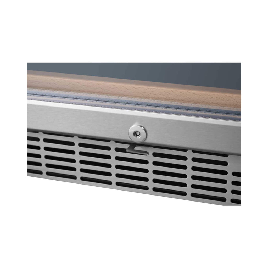 Edgestar 24-Inch 141 Bottle Capacity Freestanding Dual Zone Wine Cooler With Interior Lighting [CWR1552DZ] (SAK49245)