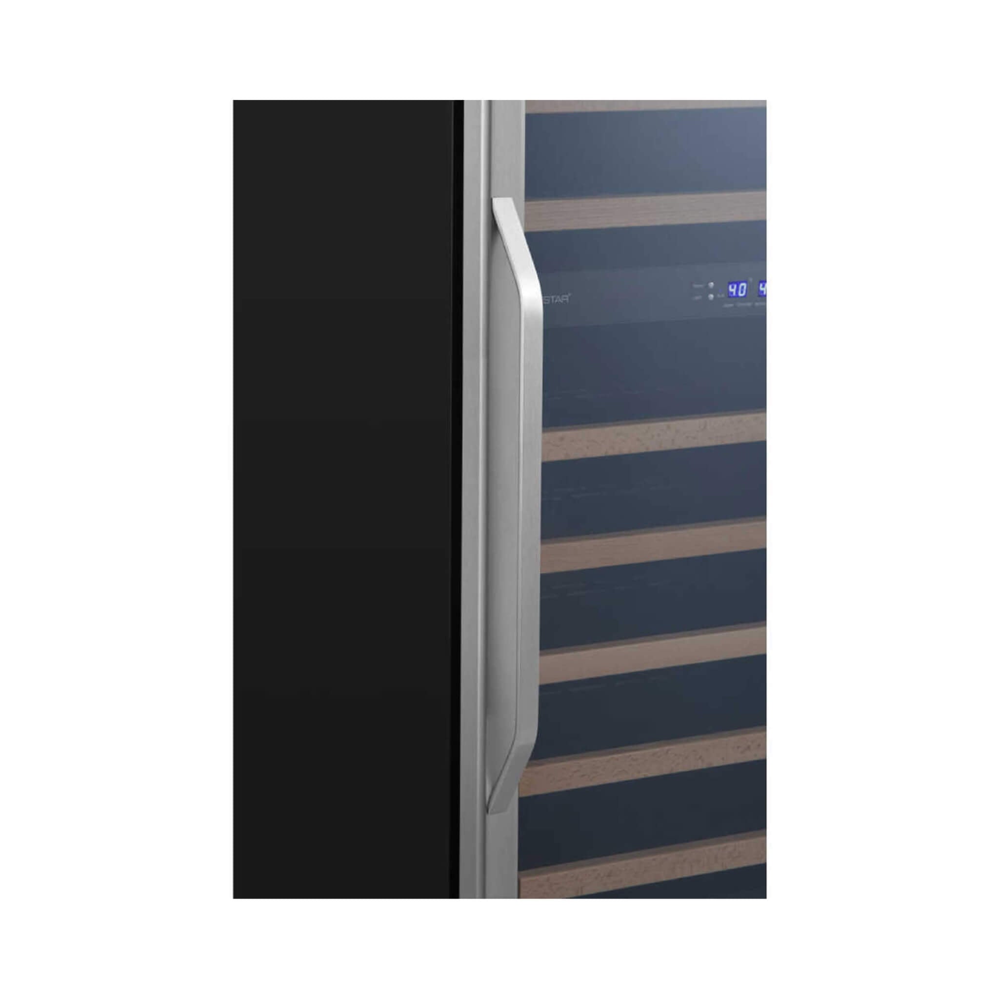 Edgestar 24-Inch 142 Bottle Built-In Dual Zone Double Door Wine Cooler With Door Lock [CWR1553DD] (SAK30742)
