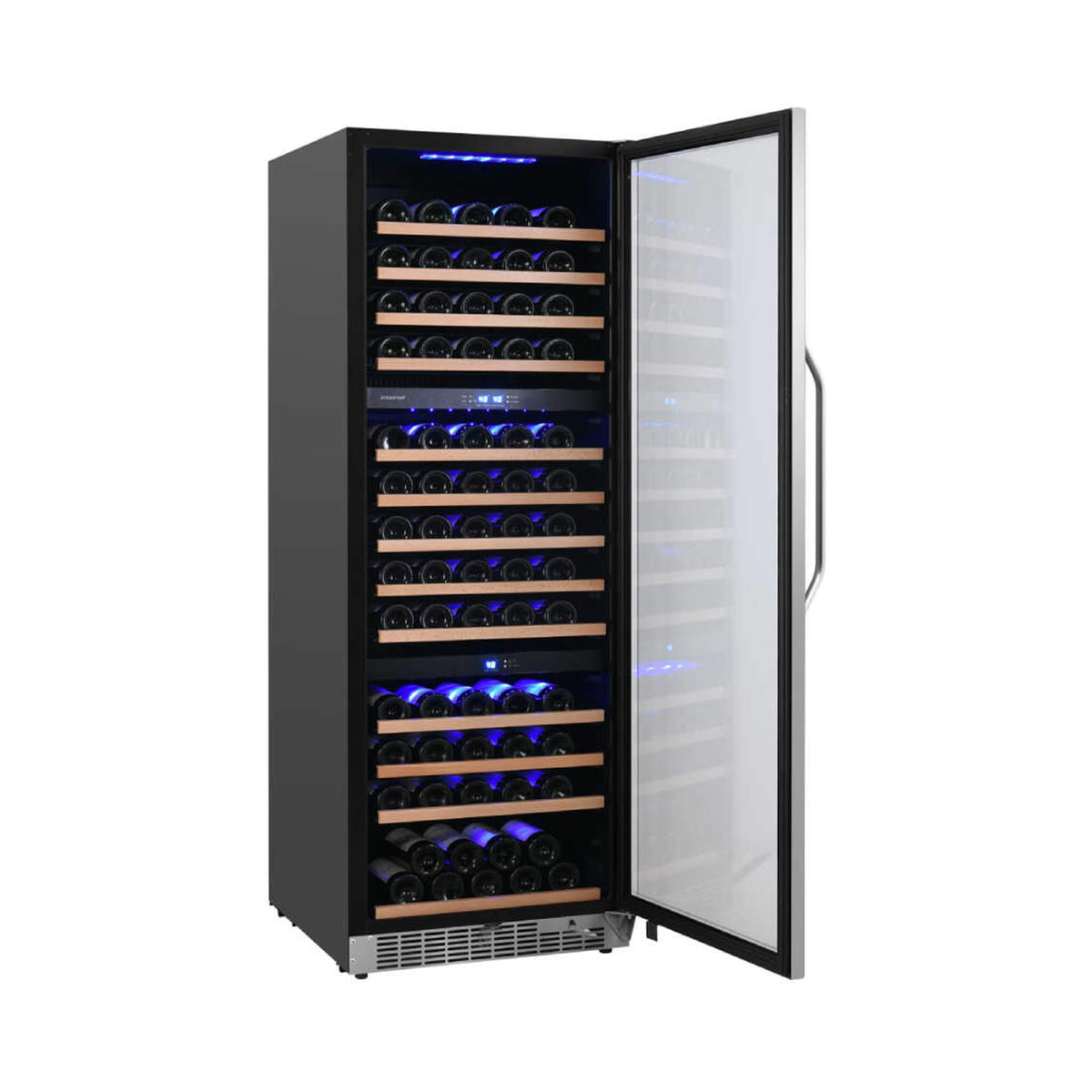 Edgestar 24-Inch Wide 131 Bottle Capacity Built-In Triple Zone Wine Cooler (SAK65891)