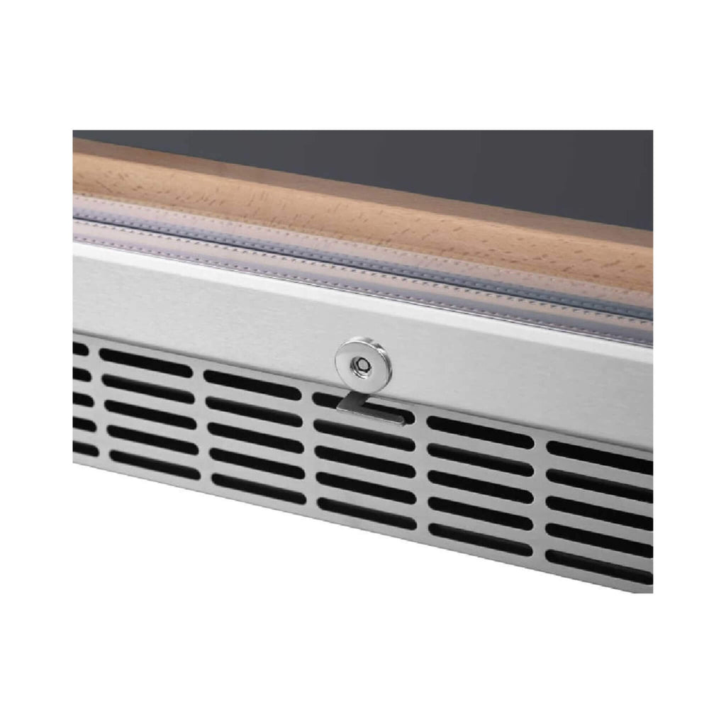 Edgestar 24-Inch Wide 151 Bottle Capacity Freestanding Single Zone Wine Cooler With Even Cooling Technology (SAK30756)