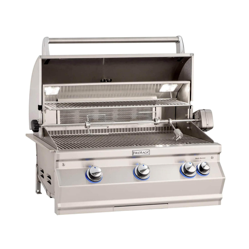 Fire Magic Aurora 36-Inch Multi-User Built-In Grill With Analog Thermometer & Rotisserie Kit [A790I-8EAN/P] (SAK42701)