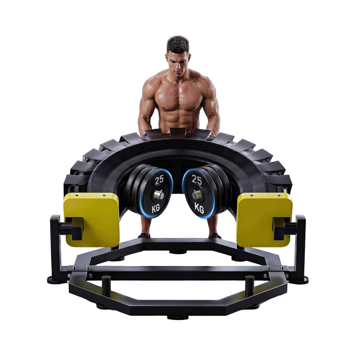 Rovix Heavy-Duty 330LBS Multifunctional Flip Machine With Anti-Slip Base (SAK90527)