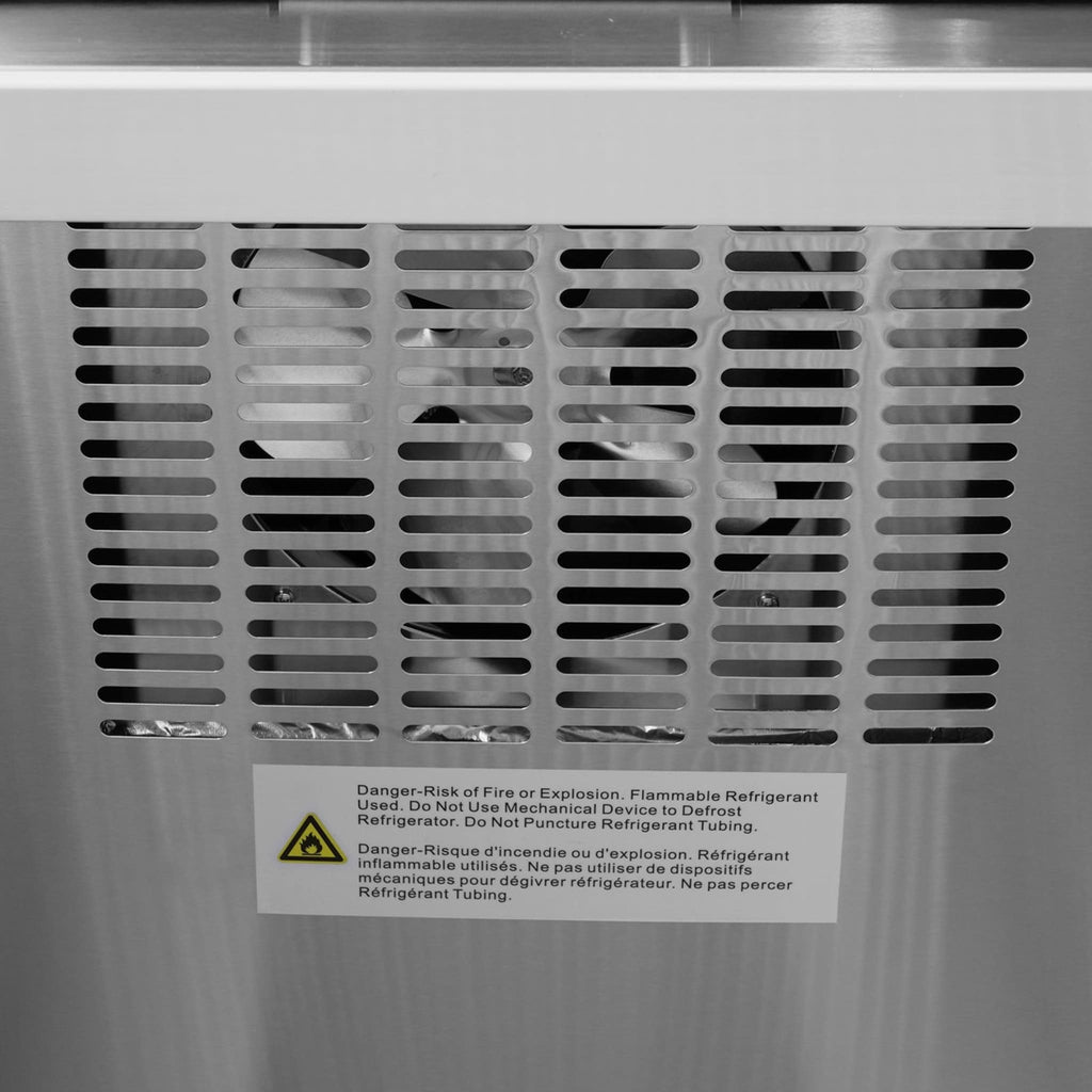 Heavy-Duty 54-Inch Stainless Steel 2-Door Reach-In Upright Commercial Freezer (SAK66598)