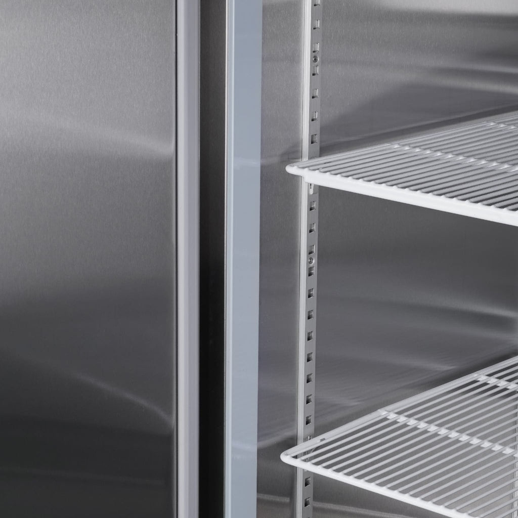 Heavy-Duty 54-Inch Stainless Steel 2-Door Reach-In Upright Commercial Freezer (SAK66598)