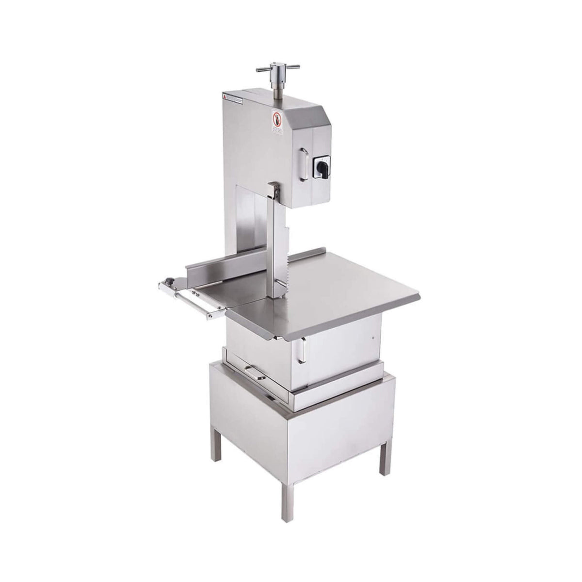 Heavy-Duty Commercial 2200W Electric Meat Bone Saw Cutting Band Machine With 6 Saw Blades (SAK91753)