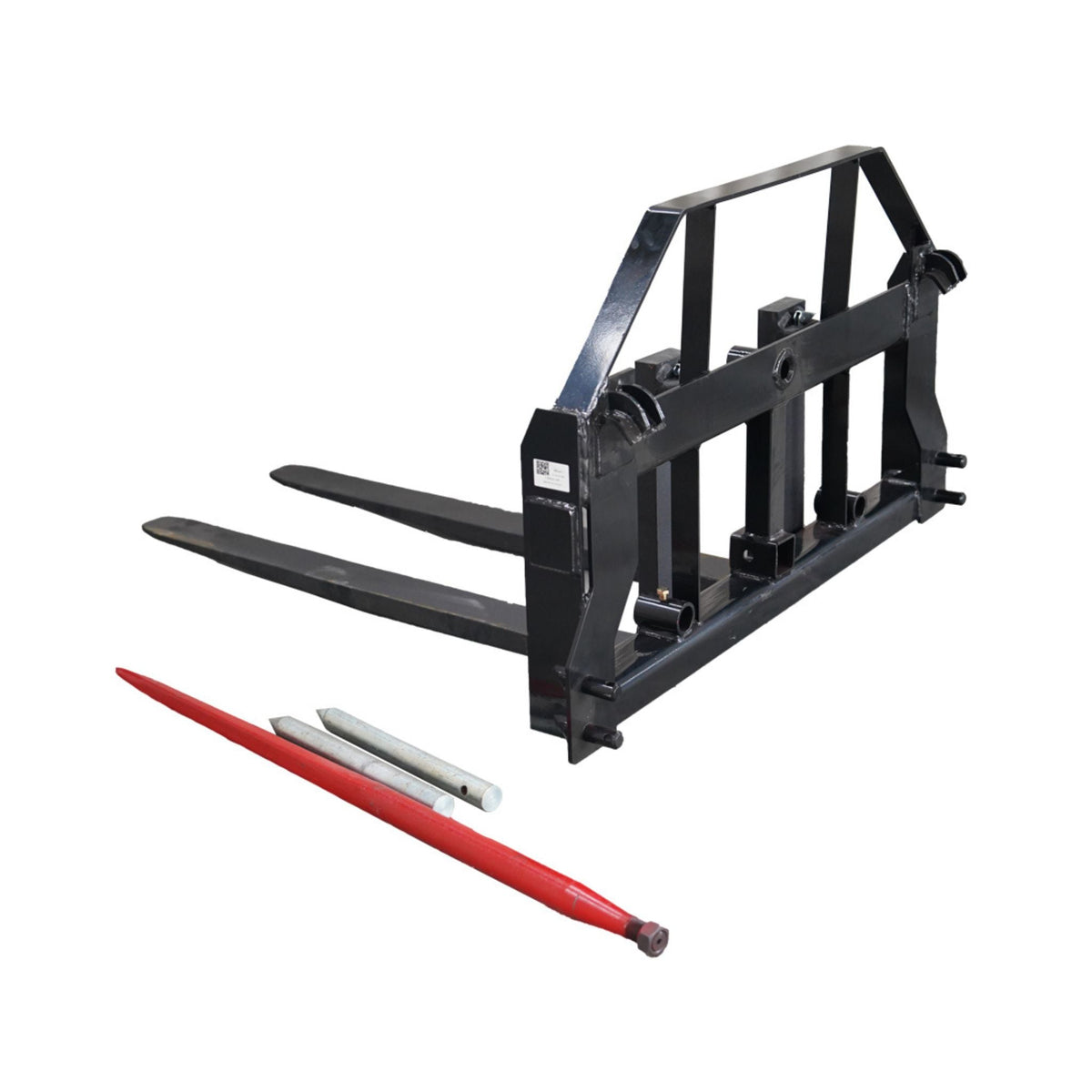 Heavy-Duty Commercial Pallet Fork Frame Hay Attachment (SAK34851)