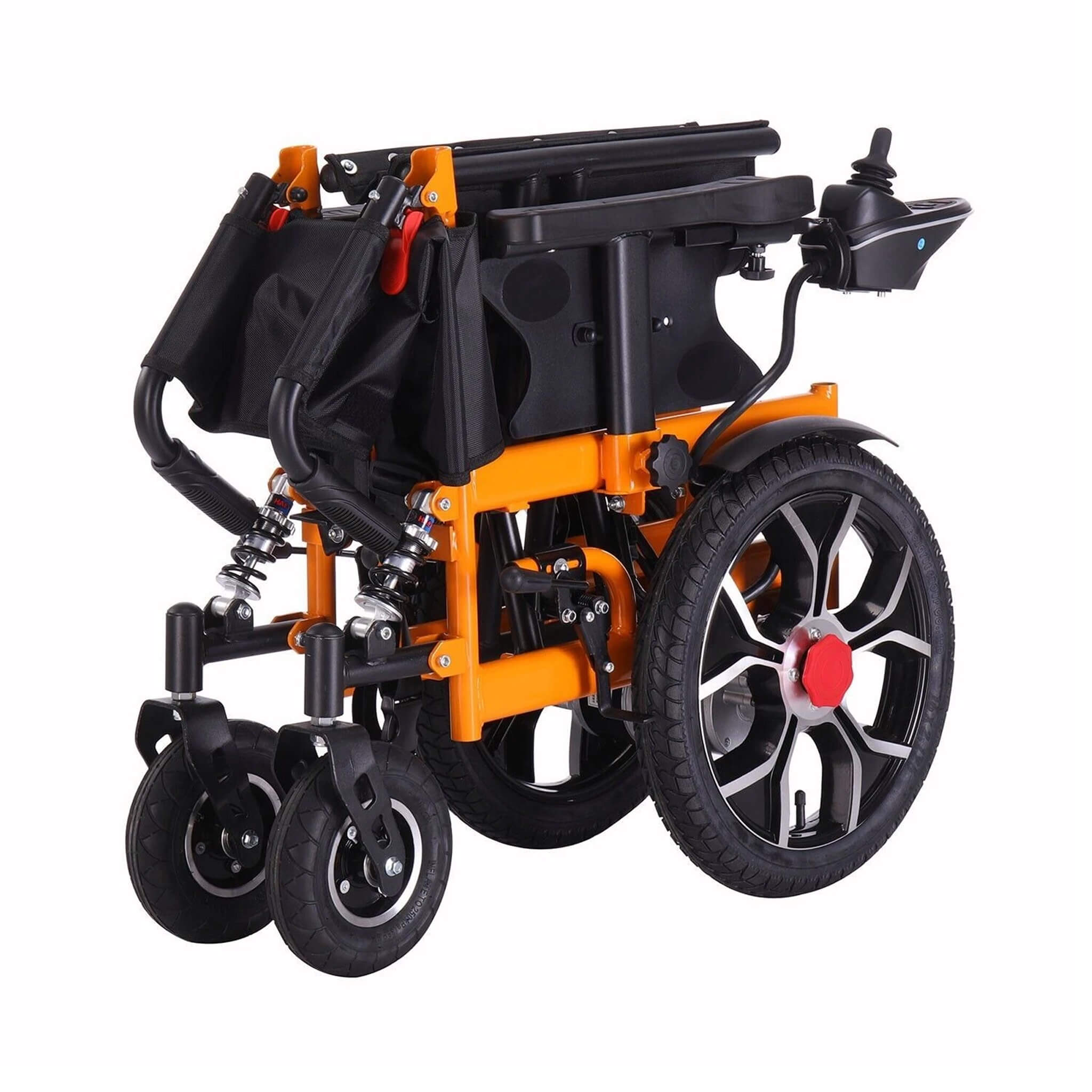 Motivo Heavy-Duty 300LBS Ultralight All-Terrain Electric Airplane-Approved Foldable Wheelchair (SAK63147)