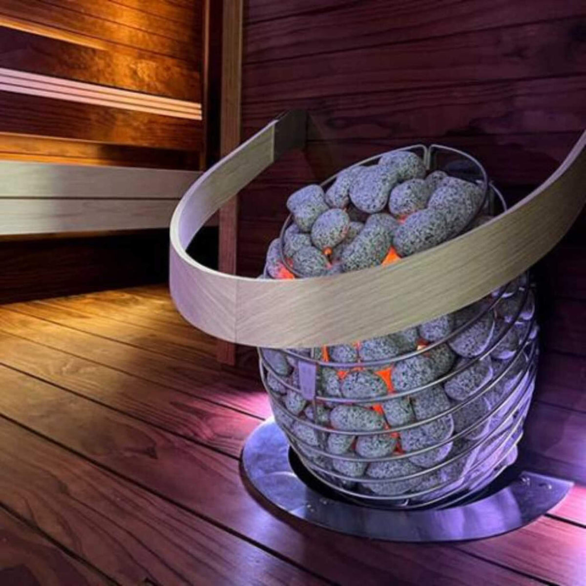 Huum Drop 240V SGS Listed Wall Mount Sauna Heater With UKU Local Digital Controller & Sauna Stones (SAK43120)