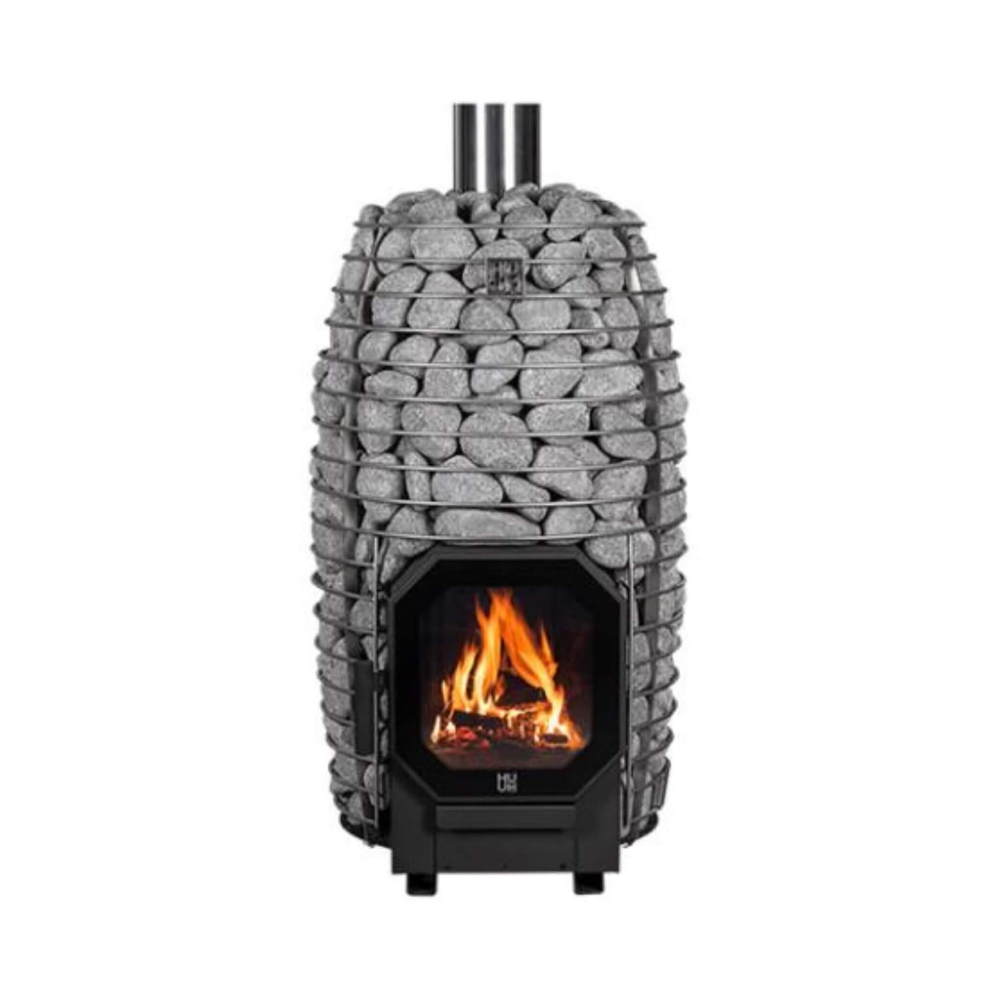 Huum Hive Flow 9.8KW Wood-Burning Sauna Stove With Sauna Stones [H1015012] (SAK85179)