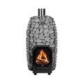 Huum Hive Flow LS 9.8KW Wood-Burning Sauna Stove With Firebox Extension & Sauna Stones [H1016012] (SAK53412)